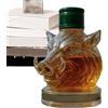 Ancsttu Caraffa per Vino | Bottiglia Di Vino In Cinghiale Whisky - Oggetto Da Collezione Arredamento Casa Per Bourbon Brandy Vodka Bevute Uomini Famiglia Ristorante Soggiorno Scaffale Barman,Credenza