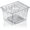 Mahlzeit Sous Vide Set, contenitore GN con coperchio e supporto, struttura regolabile professionale per la cottura, supporto per Spareribs ideale per pesce e carne, sous video, gastronomia