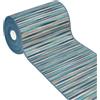 emmevi Tappeto Cucina Bordato Assorbente Tessitura Piatta Multiuso Bagno Camera Stile Bamboo 52X80 BLU