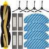 HUTRADE Kit di Accessori Ricambi per Ecovacs Deebot N10/N10 PLUS/N8+/N8 Pro/N8 Pro+/OZMO T8 AIVI/T9/T9+, 1 Spazzola Principale, 4 Spazzole Laterali, 4 Filtro, 4 Panni Mop