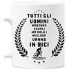 bubbleshirt Tazza Ciclista - tutti gli uomini nascono uguali ma solo i migliori diventano vanno in bici - idea regalo compleanno Mug in ceramica 11oz