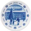 Royal Copenhagen 1074927 Mini Placket Mini Placket Blu da collezione, edizione 2025 Christmas in Copenhagen, diametro 8 cm
