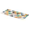 PARAMAISON Tappeto Passatoia Antiscivolo Stampato, Passatoia Fondo Antiscivolo, Antimacchia, Multiuso, Lavabile | Rombi 50x250cm