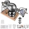 Generic Macchina per Riso Soffiato A Mano Cinese, Macchina per Popcorn Ad Alta Pressione, Amplificatore Di Grano per Popcorn Tradizionale con Riscaldamento A Fiamma Libera(238ml)