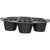 GRIRIW Stampo per Cupcake in Silicone Flessibile 7 Fori, Facile da Usare, per Dolci Fatti in Casa e Accessorio per Friggitrice ad Aria