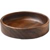 Generic Ciotola da portata in legno di acacia, ciotole da insalata in legno, piatti da portata per alimenti, per cibo, frutta, insalata (40x40x11,4cm)