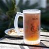 Wanapix | Boccale Birra Personalizzato con Foto y Testo | Vetro Opaco Personalizzato | 500 ml | Bicchieri da Birra Particolare | 100% personalizzabile