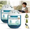 NNBWLMAEE Indoor Air Purification Dust Removal Magic Box, Multi-Functional Air Magic Box, 120g Automatic Dust Collection Airs Purifier, Airs Magics Boxes Dusts Cleaner, for Pet Areas, Home (2pcs)