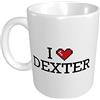 peiyeety Tazze con la scritta I Love Dexter Mug Mug Cup Regali divertenti e fantastici per il compleanno della mamma