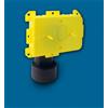 AERTECNICA serie PA012 Contropresa New Air, Logik New Air 50 mm da incasso con raccordo curvo