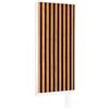 KÖNIGHAUS Pannello riscaldante decorativo Könighaus 1200 Watt - ultrasottile - 18-29 | cornice bianca, Motivo: 03. Pannello in legno, 5 anni di garanzia, doppia protezione dal surriscaldamento