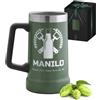 Maverton Boccale birra termico per campeggio, Tazza personalizzata | Da camping, Idee regalo uomo compleanno, Acciaio Inox 700ml, Regali uomo, Campeggio accessori utili, Regalo amante di birre