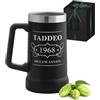 Maverton Boccale da birra personalizzato in acciaio inox, Tazza | Termica da campeggio 700ml, Bicchiere termico 6h caldo/10h freddo, Idee regalo campeggio, Regalo uomo compleanno, Regali uomo