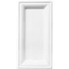 DOT Horeca Solutions 100 Piatti rettangolari 26x13 cm Monouso in Bagassa 100% Compostabili Ecologici Resistenti e Sicuri per Alimenti, Feste Eventi Catering Stoviglie Biodegradabili Eco-Friendly Bio