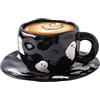 Duvcoywae Halloween Tazze Caffè | Tazze in Ceramica 11 Oz per Casa | Bevande Irregolari per Caffè Tè Latte Succhi Vino | Sala da Pranzo Ufficio Studio Hotel Ristorante Incontri Autunnali