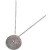 La Filigrana delle Sorelle Manunta GIROCOLLO con Ciondolo CORBULA SARDA diametro 2 cm, ARGENTO BRUNITO