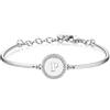 Brosway Bracciale Donna in Acciaio e Cristalli con Simbolo Lettere | Collezione Chakra - BHK139