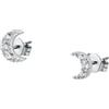 Bluespirit Orecchini Donna in Argento 925 rodiato, Zirconi, Collezione B-Classic - P.25C901007000