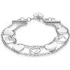 S'Agapõ Bracciale Donna in Acciaio e Cristalli con Simbolo Cuore | Collezione Pretty - SPE11