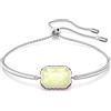 Swarovski Chroma Collezione Collana, Chroma Bracelet, Orange and Green Octagon Cut Crystal