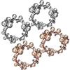 Healvian 2paia Fermaglio Decorativo per Scarpe Clip per Scarpe Pietre Lucenti Accessorio Fermagli per Tacchi