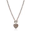 Guess Collana con Ciondolo, 297624-21, Cristallo, Rose Gold, Misura Unica