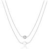 Brosway Collana Donna, Collana in Acciaio e Perle | Collezione Perfect - BPC46