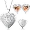 Easycosy Collana Con Foto Personalizzata, Ciondolo a Cuore Personalizzato, Collane con Foto Personalizzata per Donna, Idee Regalo 2026 per Amica, Lei, Bambina, Coppia, Catena da 50 cm