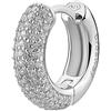 Brosway Orecchino Singolo Donna, Orecchino a Cerchio in Argento e Infinite White | Collezione FANCY - FIW126