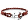 Tom Hope S0338254 Bracciale Unisex Tm022, Bianco, 18 cm, 18 cm, Metallo non prezioso, Nessuna pietra preziosa