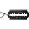 Bling Jewelry Personalizza Collana Con Pendente A Forma Di Lama Di Rasoio Grande In Stile Hip Hop Biker Gioielli Goth Punk Rock Per Uomo In Acciaio Inossidabile Nero Argento Oro Con Catena A Sfera Da 20 Pollici