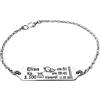 Cavaliere Gioielli Bracciale Nascita Mamma Figlio Figlia Argento 925 Maternità Premaman Personalizzata