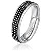 Brosway Anello Uomo in Acciaio | Collezione Bullet - BUL35C