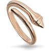 Donipreziosi Anello a forma di Serpente in Argento 925% Regolabile - Anello sottile per Donna e Ragazza Moderno e alla Moda - Made in Italy