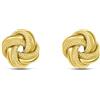 Maglione Gioielli Orecchini nodo in oro giallo 18kt