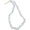 SiVaji Collana Uomo Donna Gioielli Ciondolo Pendente Necklace Bracciale Stella Cuore In Madreperla B-N220028B