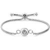 Glooraca Bracciali con immagine all'interno Bracciale con proiezione di foto personalizzato per donne Bracciale con immagine Regali personalizzati con foto per mamma e fidanzata (Style 3)