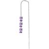 Brosway Orecchino Singolo Donna, Orecchino Pendente in Argento e Magic Purple | Collezione FANCY - FMP23
