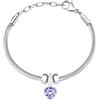MORELLATO Bracciale in Acciaio da Donna, Cuore, Collezione DROPS - SCZ1345, Acciaio