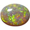 DENMOUS B0CJ5JTD2MAMZ286 - Pietra opale 13,50 carati, 14,25 ratti, naturale, ovale, bianca, certificata, Small, Argento sterling