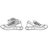 CODEONE Orecchini Runner | Acciaio Inossidabile Colore Argento | Design Artigianale Sportivo | Atletica | Confezione Regalo