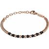 Breil Gioiello TJ2780 collezione B FENCE, BRACCIALI da UOMO in SHUNGITE colore NERO misura 22,5 con SENZA PIETRE