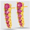 Mast Industria Italiana Orecchino Zirconi magenta