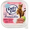 ADoC Day By Day Cat Gatto Paté Con Prosciutto - Box da 16 Vaschette Da 100gr