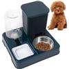 JIEBWCHA Mangiatoia Automatica 2 In 1 Per Animali Domestici 27x25x21 Cm Set Di Distributori Di Cibo E Acqua Per Gatti Antiribaltamento Igienico E Pratico Forniture Per Animali Rimovibili Mangiatoie