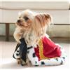 Lovelyshop Pet Mantello di pelliccia per cani di serie Lux, per Carnevale Festa di Compleanno Halloween re regina principe Cosplay XS-Rosso