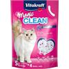 Vitakraft Magic Clean, lettiera per gatti, delicato profumo di lavanda, non grumoso, particolarmente antipolvere, pratica borsa per il trasporto (1 x 5 l)