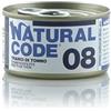 Generico Natural Code Numero 08, Tranci Di Tonno - 12 lattine da 85 grammi
