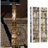 QLS Scaletta per gatti, scaletta fiammeggiata per balcone, da 1 m a 6 m, con ganci a vite, scala esterna (lunghezza: 3 m)