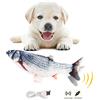 Bikirin Giocattolo Interattivo per Cani - Pesce Che Si Muove, Simulazione Realistica di Morbido Pesce Oscillante Elettrico per Cuccioli